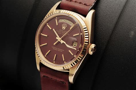 cinturino scamosciato rolex oxblood|Oxblood Rolex .